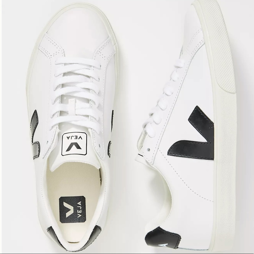 Veja Esplar Logo Sneakers White/Black Size 9